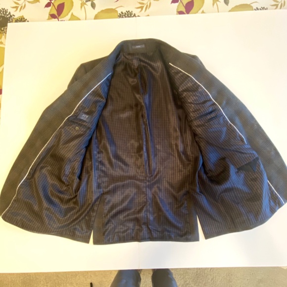 Wool Plaid Professor Blazer 46L Elbow Patch Heritage Preppy Academia Jacket - Picture 8 of 11